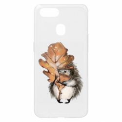 Чехол для Oppo A5s/A12 Осенний ежик - PrintSalon