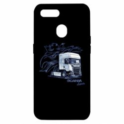 Чехол для Oppo A5s/A12 Scania watercolor art - PrintSalon