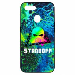 Чехол для Oppo A5s/A12 Standoff art skull - PrintSalon