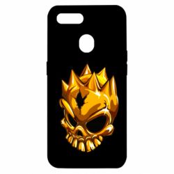Чехол для Oppo A5s/A12 Standoff - Gold Skull - PrintSalon