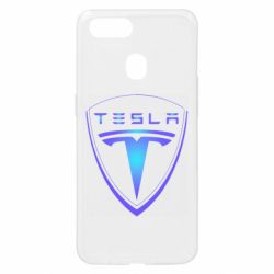 Чехол для Oppo A5s/A12 Tesla logo gradient - PrintSalon