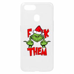Чехол для Oppo A5s/A12 The grinch f*ck them