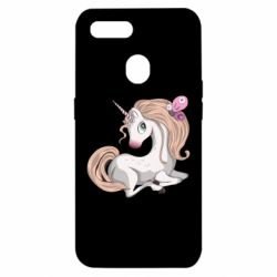 Чехол для Oppo A5s/A12 Unicorn with bow tie - PrintSalon