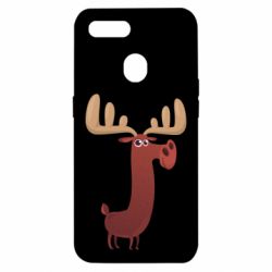 Чехол для Oppo A5s/A12 Забавный олень - PrintSalon