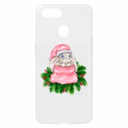 Чехол для Oppo A5s/A12 Заяц Новогодний - PrintSalon