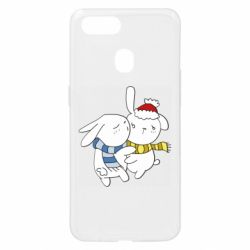 Чехол для Oppo A5s/A12 Зайцы - PrintSalon