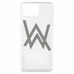 Чехол для Oppo A73 Alan Walker logo stripes - PrintSalon