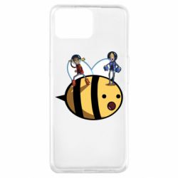 Чехол для Oppo A73 Brave bee - PrintSalon