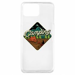 Чехол для Oppo A73 Camping and forest - PrintSalon