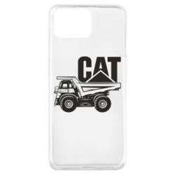 Чехол для Oppo A73 CAT logo and truck - PrintSalon