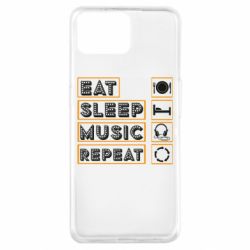 Чехол для Oppo A73 Eat sleep dj repeat. - PrintSalon