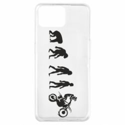 Чехол для Oppo A73 Эволюция мотоциклиста - PrintSalon