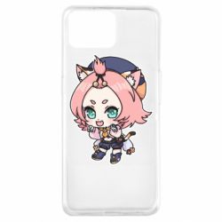 Чехол для Oppo A73 Genshin Impact chibi Diona - PrintSalon