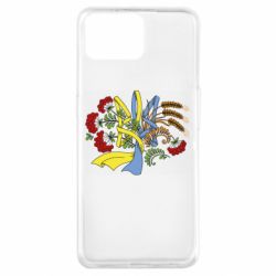 Чохол для Oppo A73Герб колоски і калина - PrintSalon