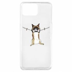 Чехол для Oppo A73 Grumpy Cat On The Rope - PrintSalon