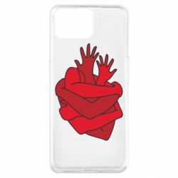 Чехол для Oppo A73 Heart out of hands - PrintSalon
