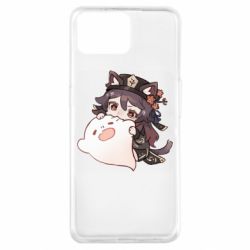 Чехол для Oppo A73 Hu Tao cat - PrintSalon