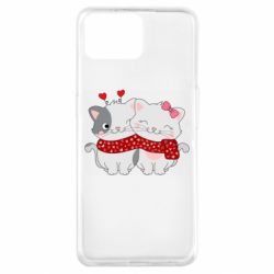 Чехол для Oppo A73 Kittens In Love - PrintSalon