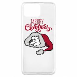 Чехол для Oppo A73 Кот саймона рождество - PrintSalon