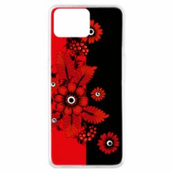 Чохол для Oppo A73Червоні квіти - PrintSalon