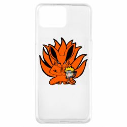 Чехол для Oppo A73 Kurama And Naruto-PrintSalon Чехол для Oppo A73 Kurama And Naruto
