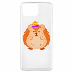 Чехол для Oppo A73 Little hedgehog in a hat - PrintSalon