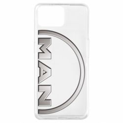 Чехол для Oppo A73 Man metallic logo - PrintSalon