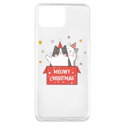 Чехол для Oppo A73 Meowy Christmas ( present box ) - PrintSalon
