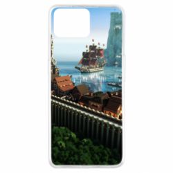 Чехол для Oppo A73 Minecraft beautiful town - PrintSalon