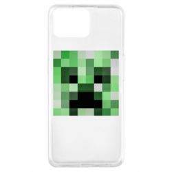 Чехол для Oppo A73 Minecraft minimalist Creeper - PrintSalon