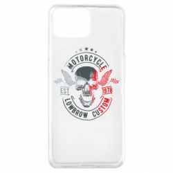 Чехол для Oppo A73 Moto skull - PrintSalon