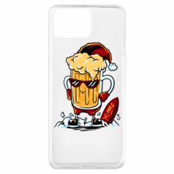 Чехол для Oppo A73 New Year's beer - PrintSalon