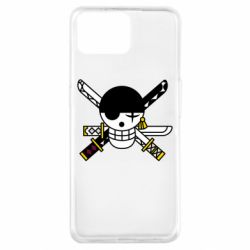 Чехол для Oppo A73 One Piece Zoro logo - PrintSalon
