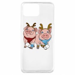 Чехол для Oppo A73 Pigs - PrintSalon