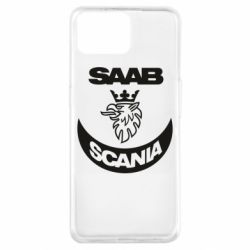 Чехол для Oppo A73 Scania SAAB logo - PrintSalon