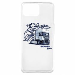 Чехол для Oppo A73 Scania watercolor art - PrintSalon