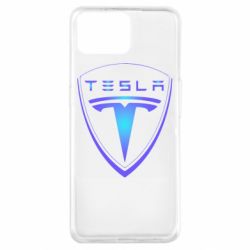 Чехол для Oppo A73 Tesla logo gradient - PrintSalon