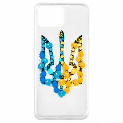 Чохол для Oppo A73Тризуб квіти Україна - PrintSalon