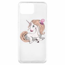 Чехол для Oppo A73 Unicorn with bow tie - PrintSalon