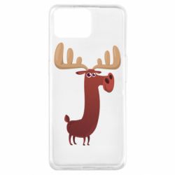 Чехол для Oppo A73 Забавный олень - PrintSalon