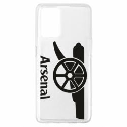 Чехол для Oppo A74 4G Arsenal simple logo - PrintSalon