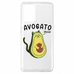 Чехол для Oppo A74 4G Avogato Cat - PrintSalon