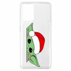 Чохол для Oppo A74 4G Baby Yoda Santa - PrintSalon