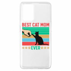 Чехол для Oppo A74 4G Best cat mom ever - PrintSalon