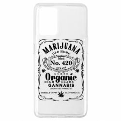 Чохол для Oppo A74 4G Cannabis label - PrintSalon