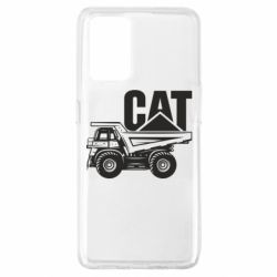 Чехол для Oppo A74 4G CAT logo and truck - PrintSalon