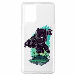 Чехол для Oppo A74 4G Cute Black panther - PrintSalon