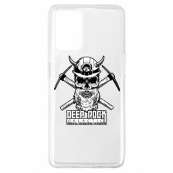 Чехол для Oppo A74 4G Deep Rock Galactic skull - PrintSalon