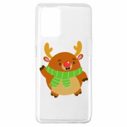 Чехол для Oppo A74 4G Deer in a scarf - PrintSalon