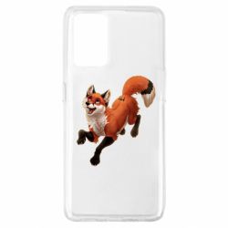 Чехол для Oppo A74 4G Fox in flight - PrintSalon